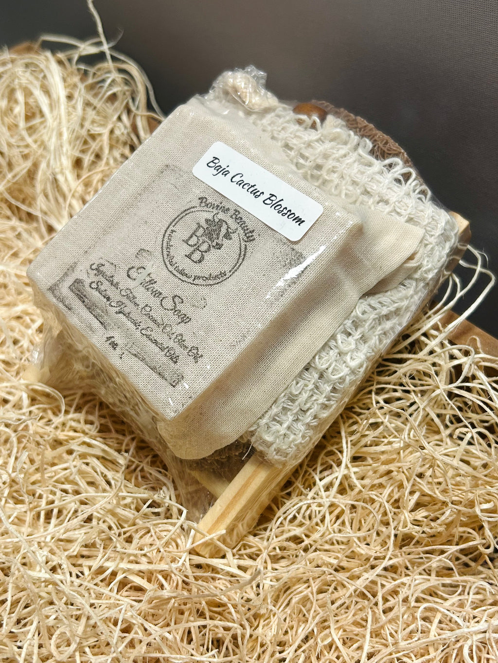 Baja Cactus Blossom Soap Gift Set with Exfoliating Soap Saver Bag