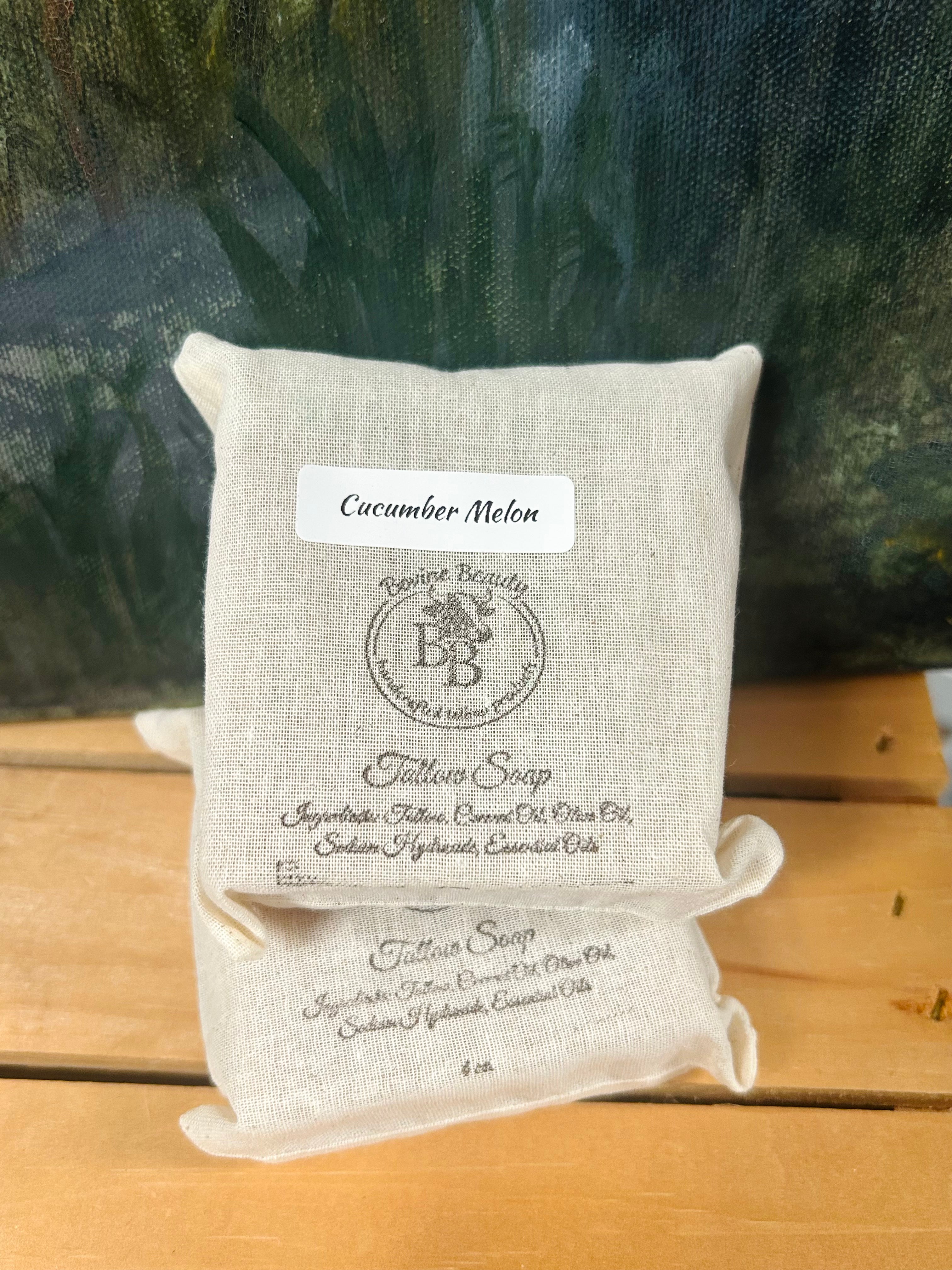 Cucumber Melon Handcrafted Tallow Soap