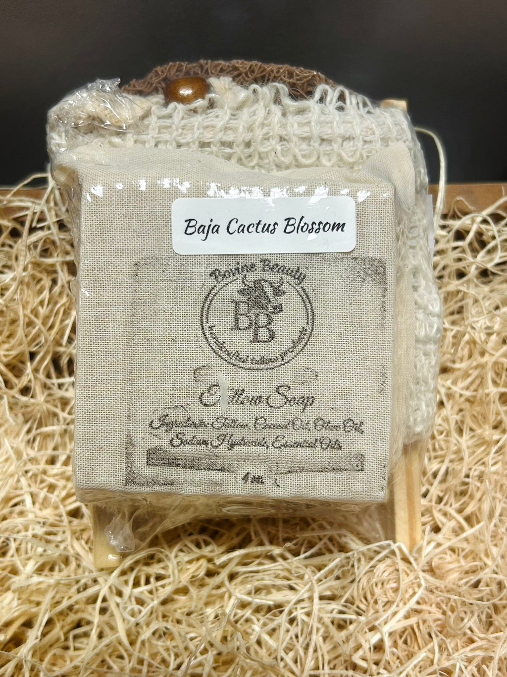 Baja Cactus Blossom Soap Gift Set with Exfoliating Soap Saver Bag