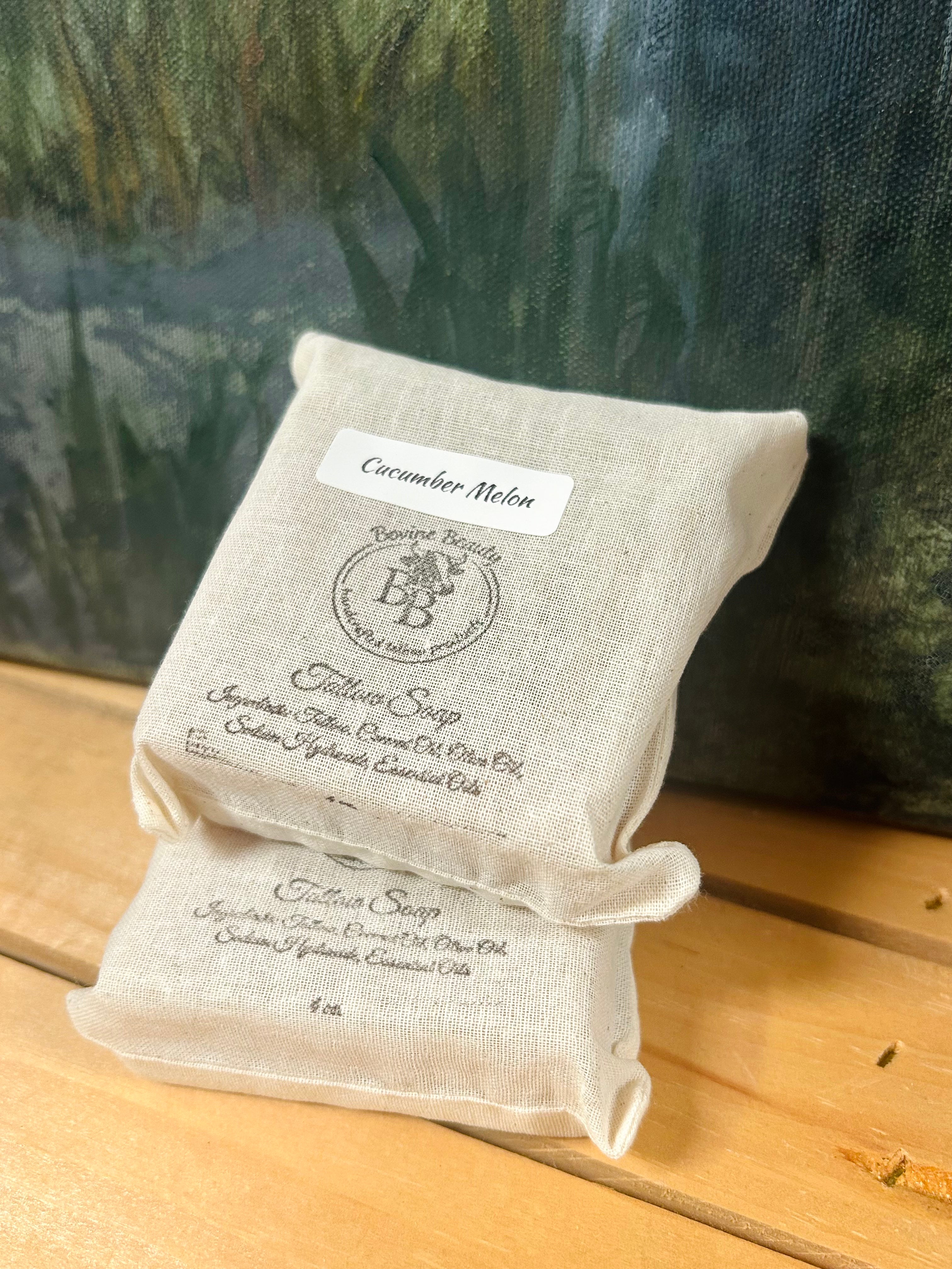 Cucumber Melon Handcrafted Tallow Soap