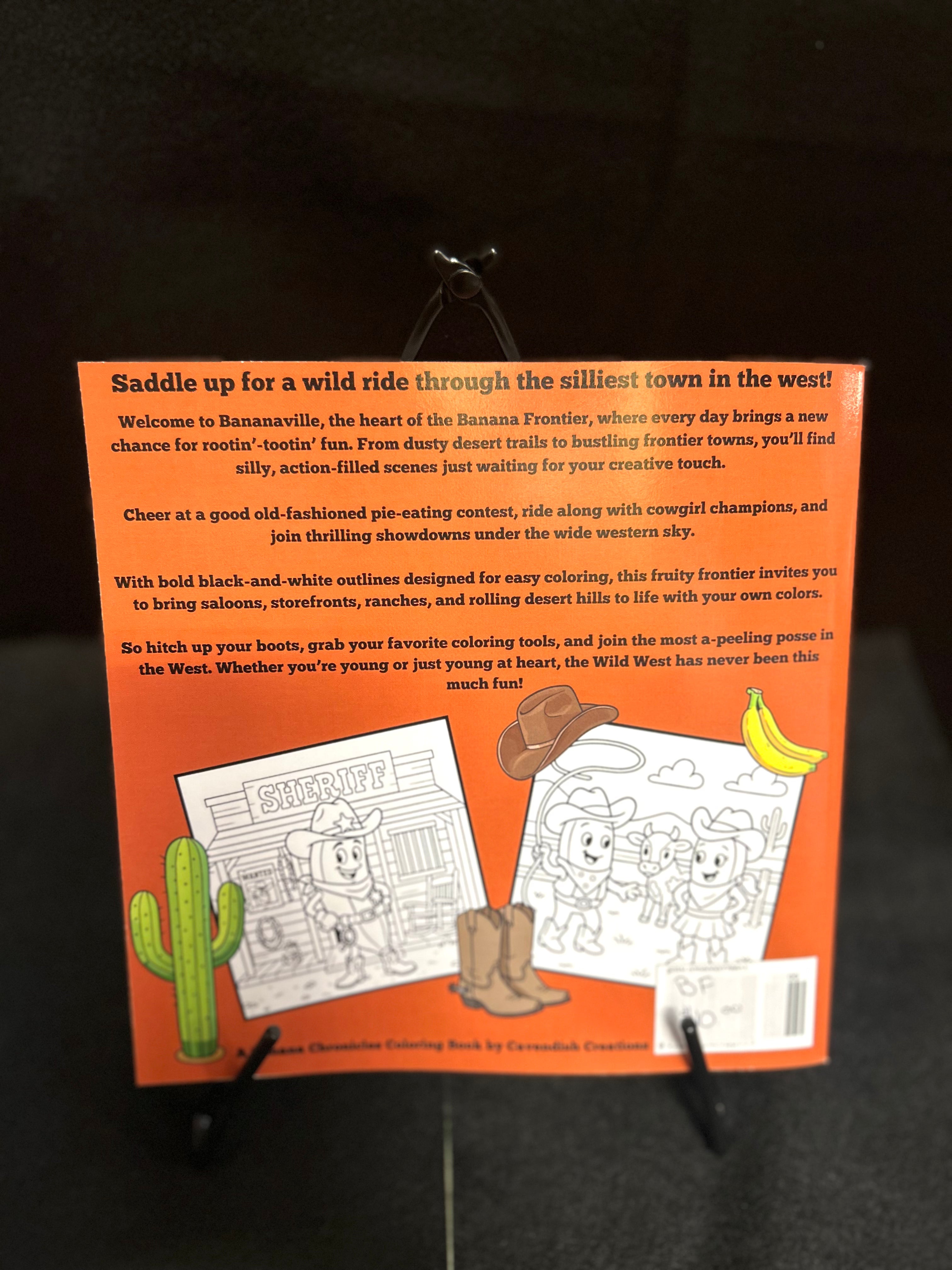 The Banana Frontier Wild West Coloring Book for Kids & Families
