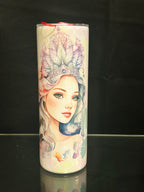 Mermaid Stainless Steel Tumbler with Lid Beach Ocean Travel Cup