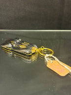 Black Hot Rod Car Keychain