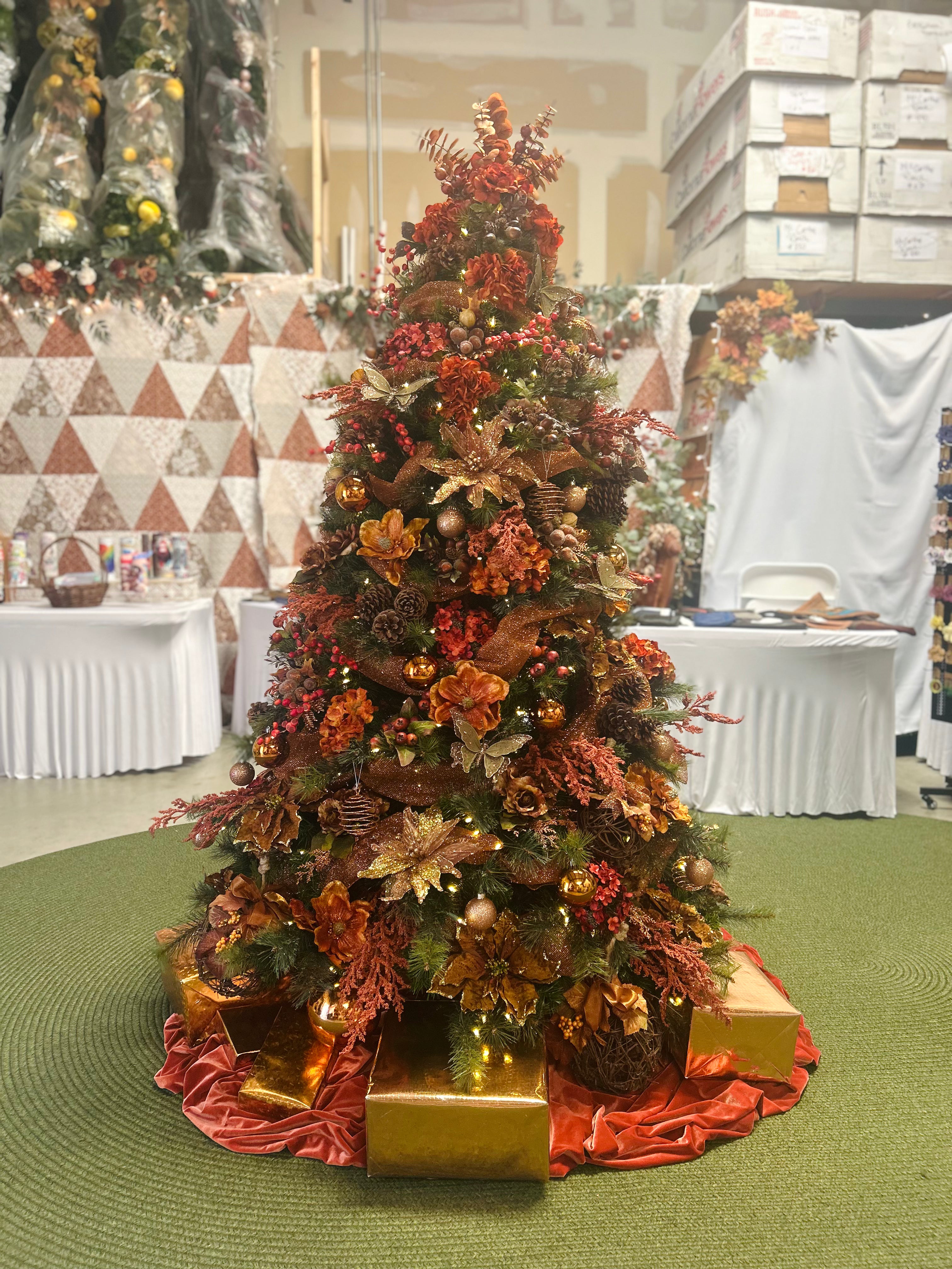 6-Foot Designer Fall Harvest Christmas Tree Local Pickup & Delivery Only