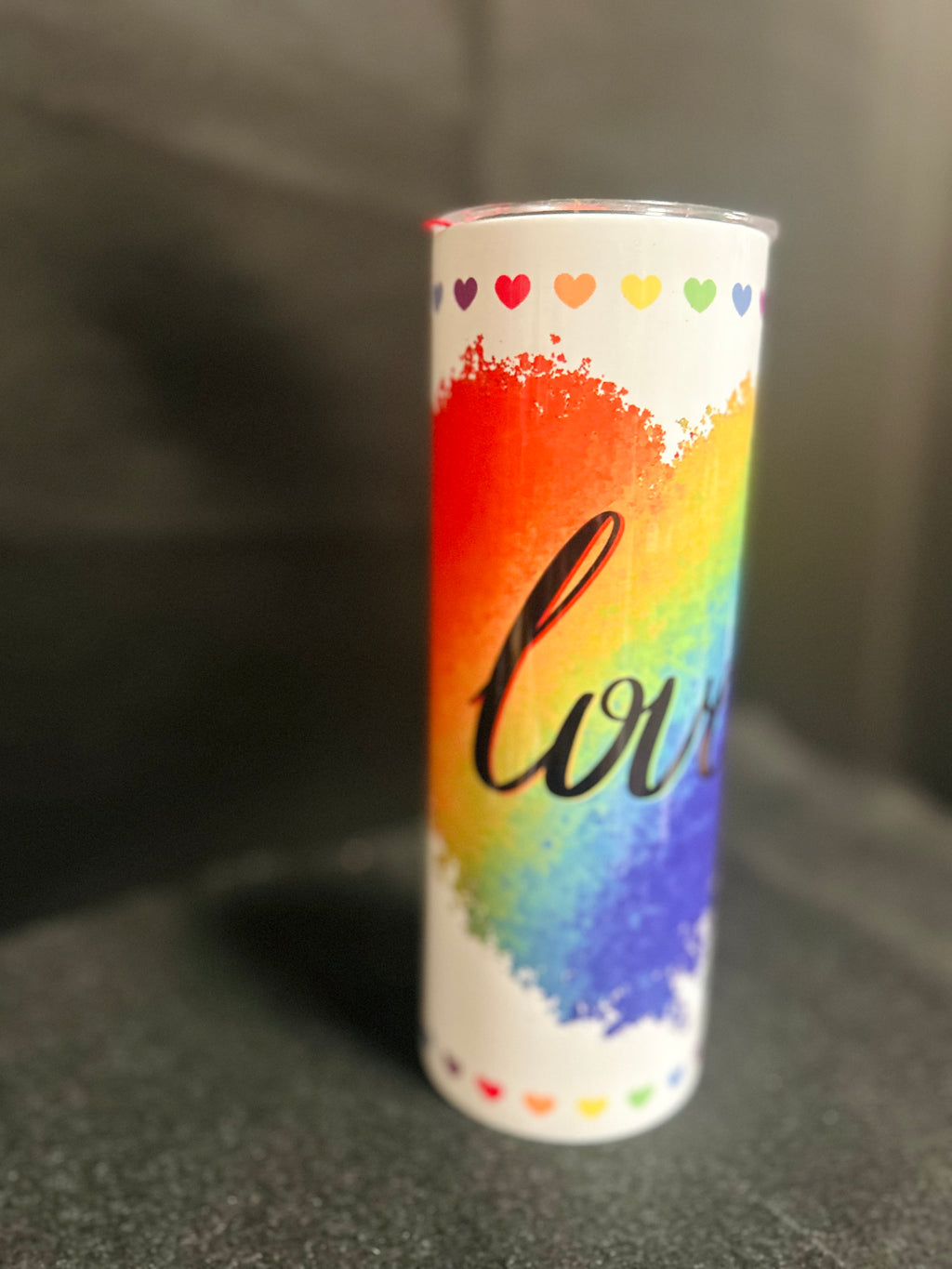 Rainbow Love Stainless Steel Tumbler