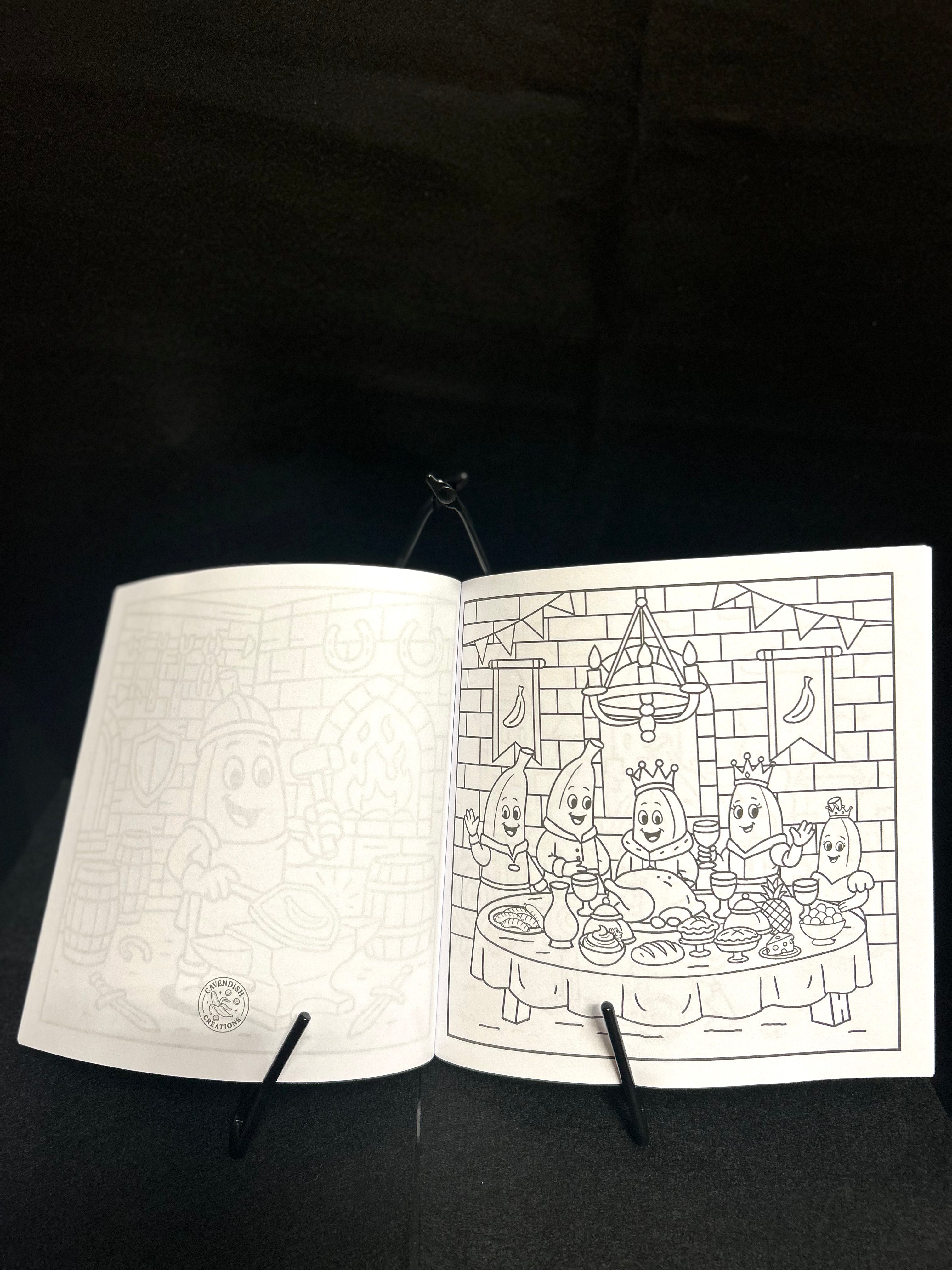 Adventures in the Banana Kingdom Coloring Book for Kids & Families
