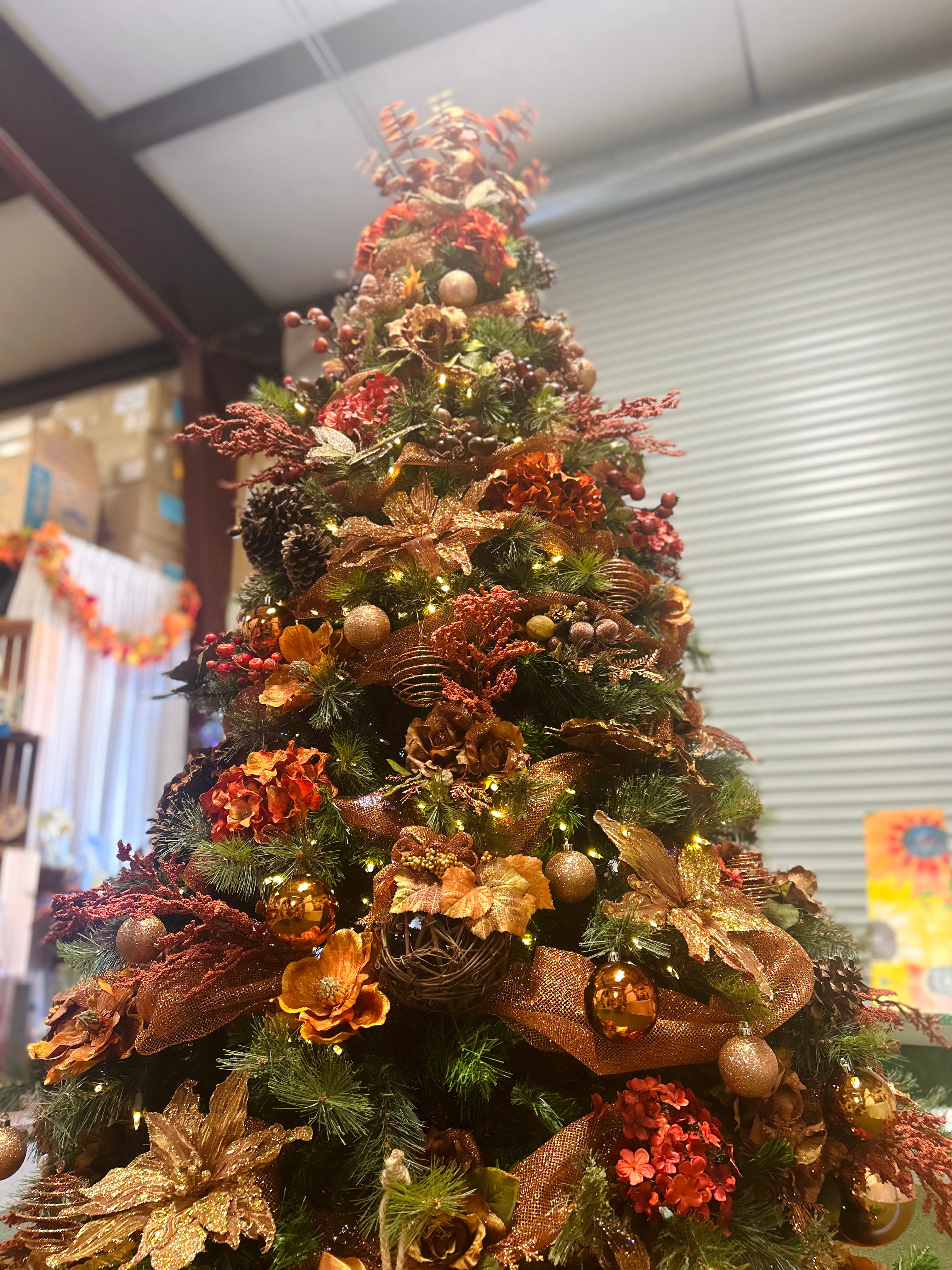 6-Foot Designer Fall Harvest Christmas Tree Local Pickup & Delivery Only