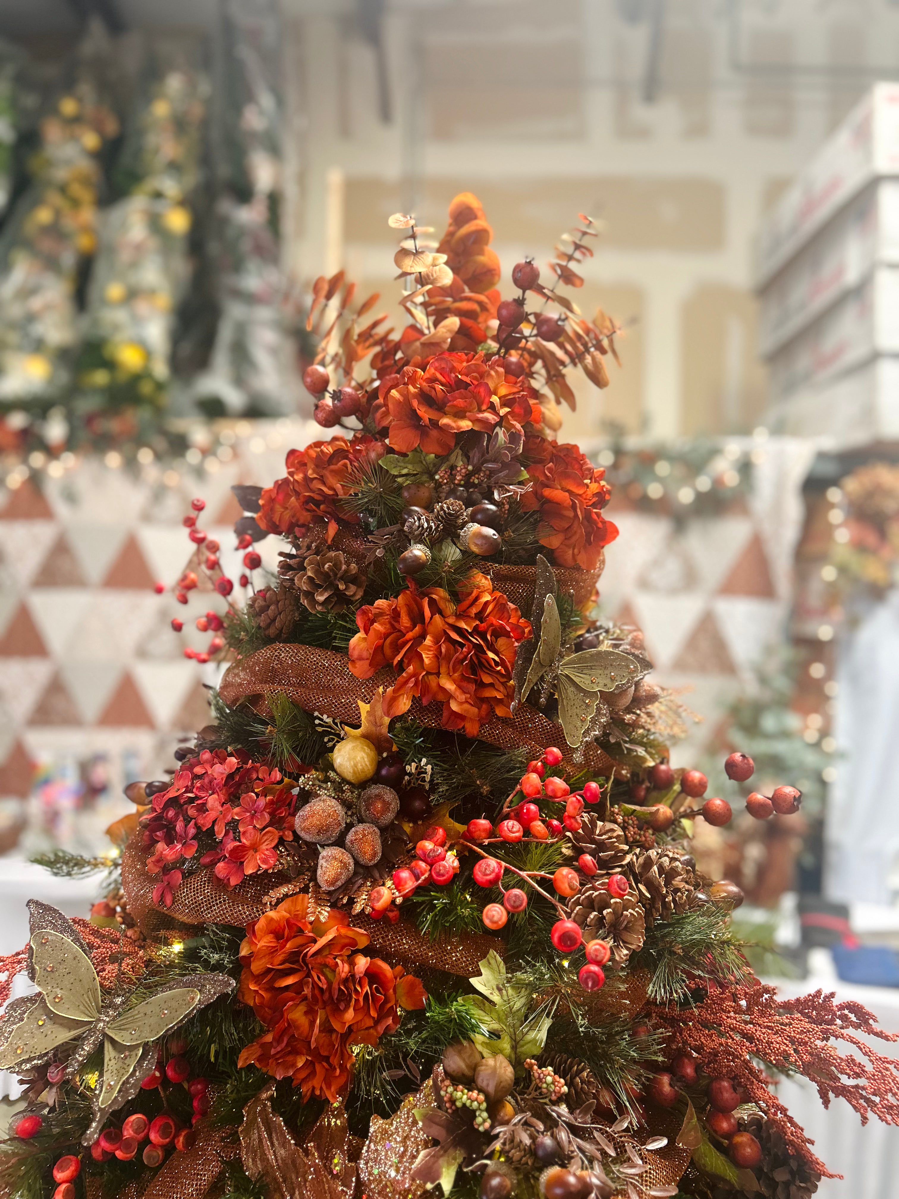 6-Foot Designer Fall Harvest Christmas Tree Local Pickup & Delivery Only