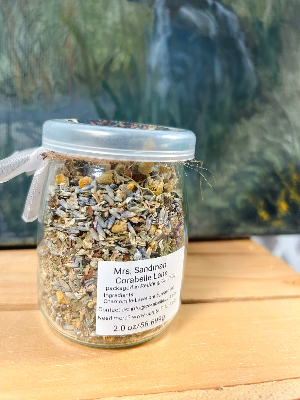 Mrs. Sandman Relaxing Herbal Tea Blend Chamomile, Lavender & Spearmint