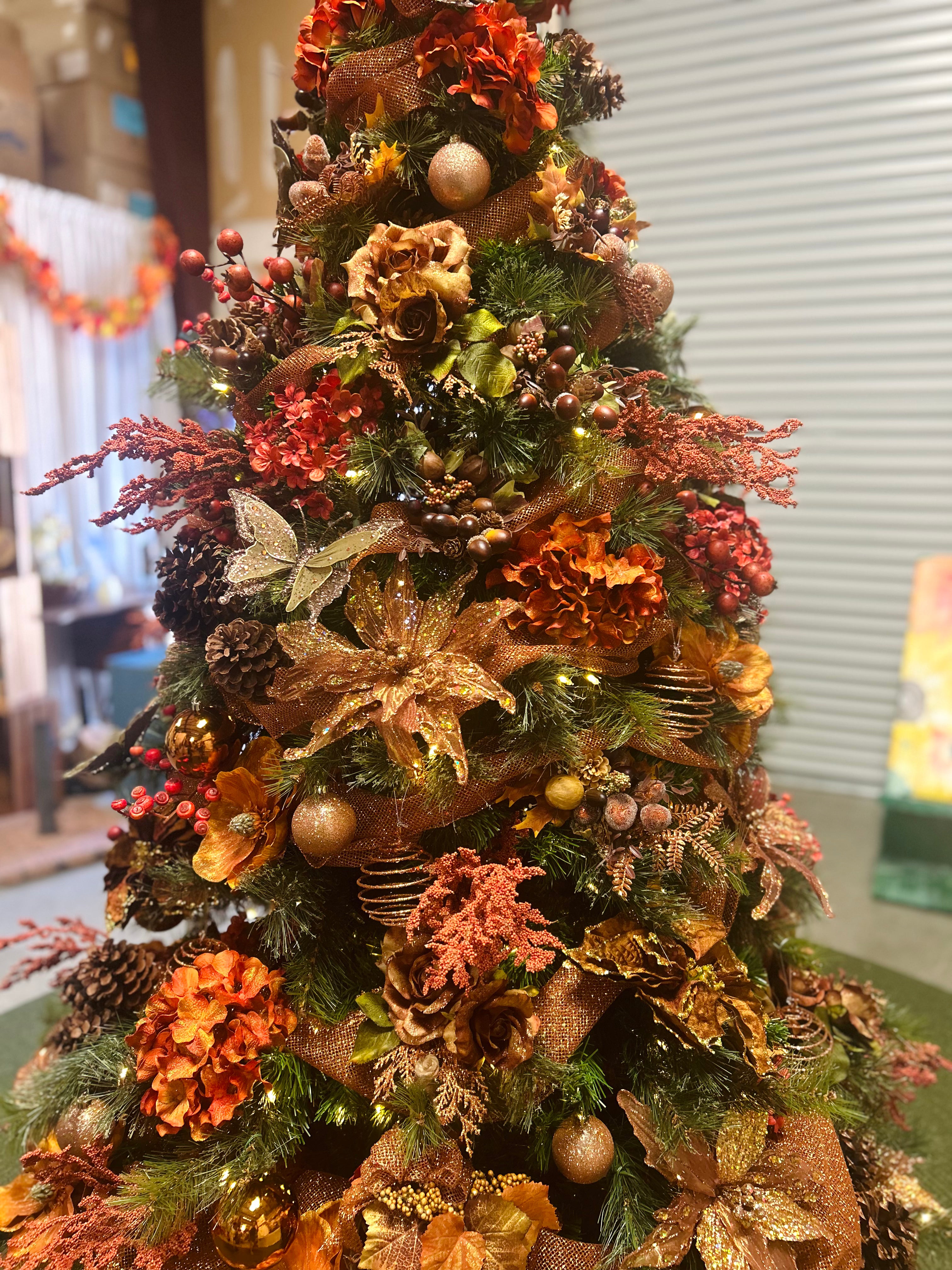 6-Foot Designer Fall Harvest Christmas Tree Local Pickup & Delivery Only