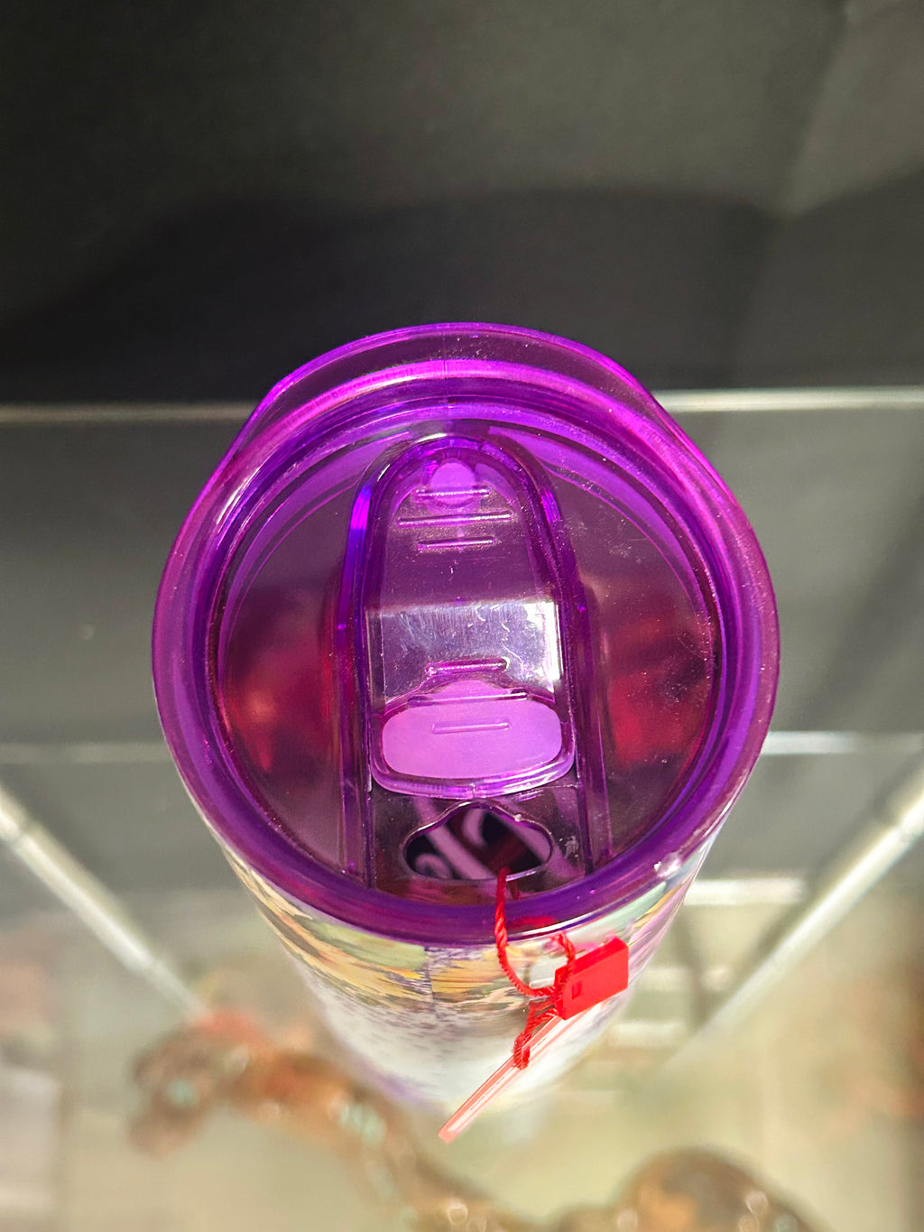 Purple Highland Cow Stainless Steel Travel Tumbler with Lid