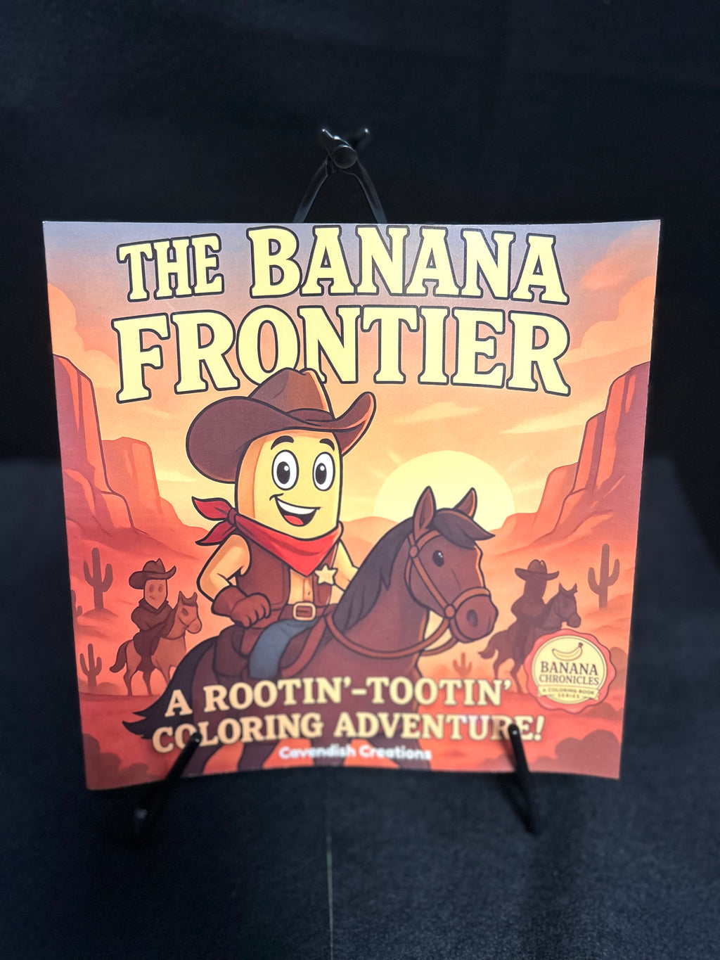 The Banana Frontier Wild West Coloring Book for Kids & Families