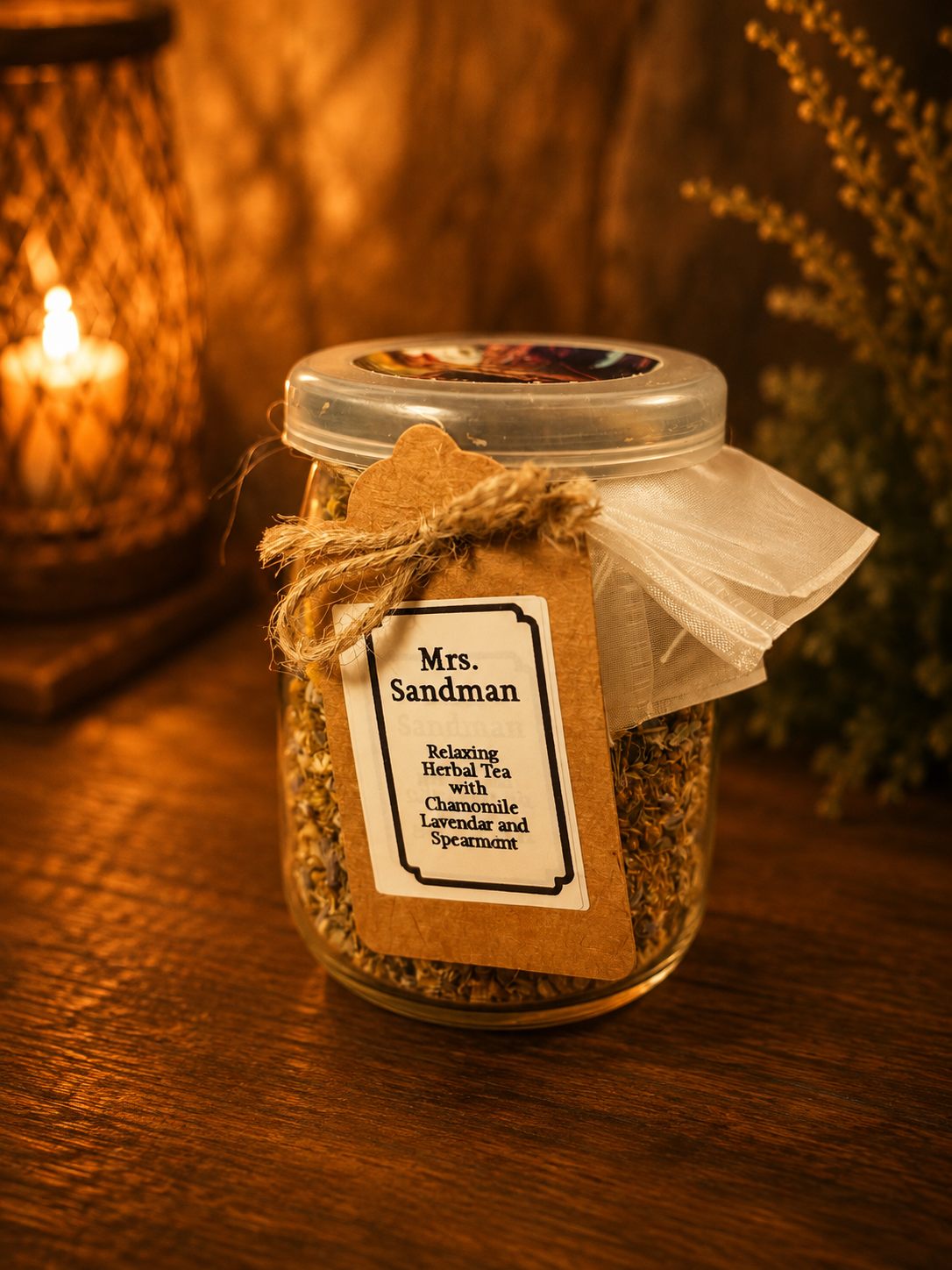 Mrs. Sandman Relaxing Herbal Tea Blend Chamomile, Lavender & Spearmint